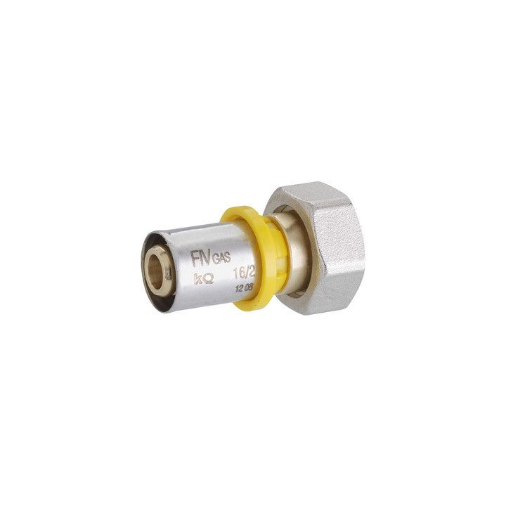 RACCORDO DIRITTO CON DADO GIREVOLE FEMM C/TENUTA O-RING M28 x 1,5 x 26