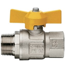 VALVOLA A SFERA GAS MF A FARFALLA MOD. LONDON 3/4" DN 20
