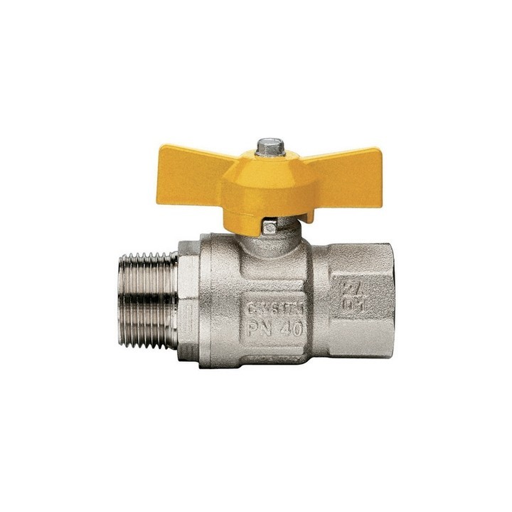 VALVOLA A SFERA GAS MF A FARFALLA MOD. LONDON 3/4" DN 20