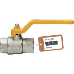 VALVOLA A SFERA GAS CON LEVA LUNGA MOD.LONDON F-BRICO 1/2" DN 15