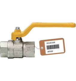VALVOLA A SFERA GAS CON LEVA LUNGA MOD.LONDON F-BRICO 1/2" DN 15