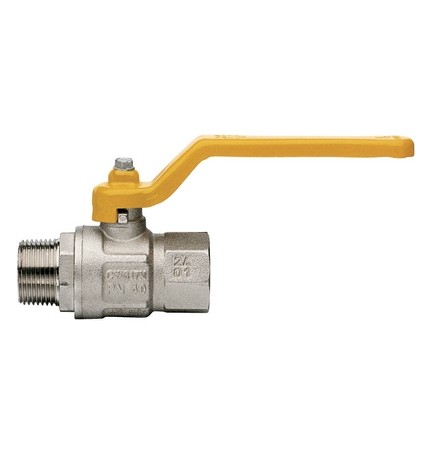 VALVOLA A SFERA GAS MF CON LEVA LUNGA MOD. LONDON 1" DN 25
