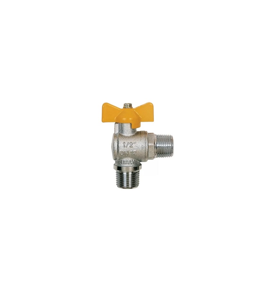 VALVOLA A SFERA A SQUADRA GAS MM 1/2" DN 15