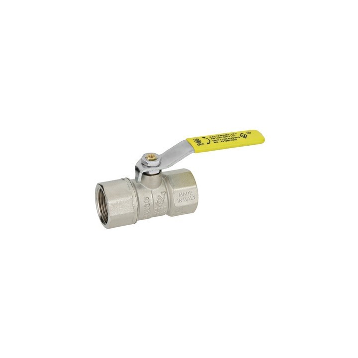 VALVOLA A SFERA GAS FF CON LEVA LUNGA MOD. DAKOTA 3/4" DN 15