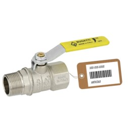 VALVOLA A SFERA GAS MF LEVA LUNGA MOD. DAKOTA F-BRICO 3/4" DN 15