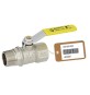 VALVOLA A SFERA GAS MF LEVA LUNGA MOD. DAKOTA F-BRICO 3/4" DN 15