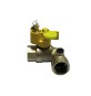 VALVOLA A SFERA GAS FF A SQUADRA CON SERRATURA 1" DN 25