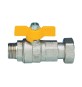 VALVOLA A SFERA A PASSAGGIO TOTALE PER GAS FIL. MASCHIO 3/4" x 1" DN 20x25