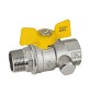 VALVOLA A SFERA PER GAS MF CON PRESA DI PRESSIONE 1/2" DN 15