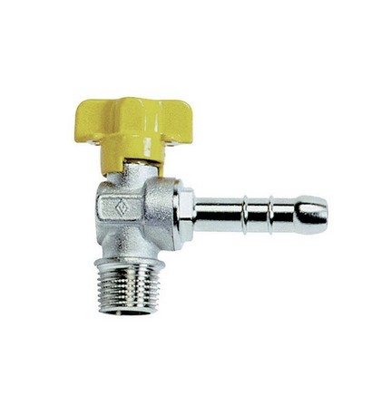 RUBINETTO A SFERA GAS SQUADRA M 1/2 x 14 Metano