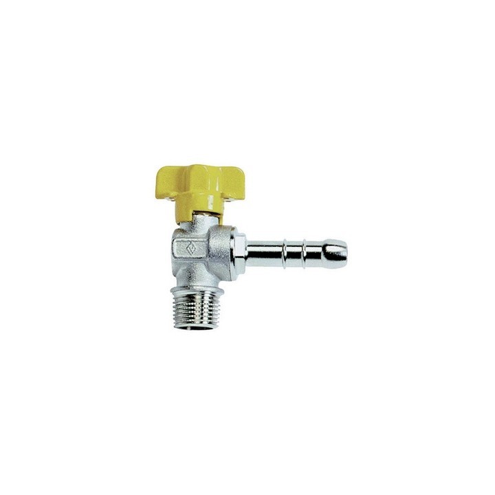 RUBINETTO A SFERA GAS SQUADRA M 1/2 x 14 Metano