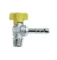 RUBINETTO A SFERA GAS SQUADRA M 1/2 x 14 Metano