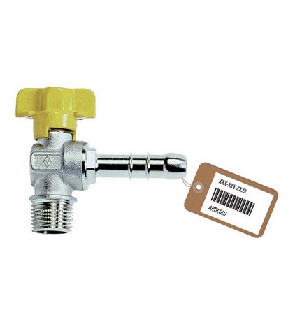 RUBINETTO A SFERA GAS SQUADRA M F-BRICO 1/2 x 0.9 Gpl