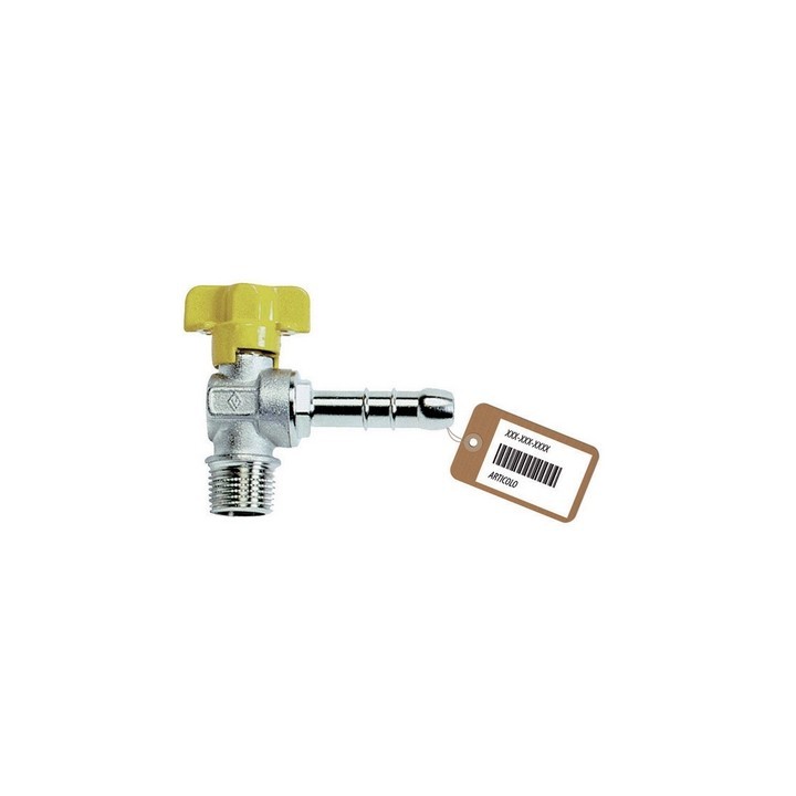 RUBINETTO A SFERA GAS SQUADRA M F-BRICO 1/2 x 14 Metano