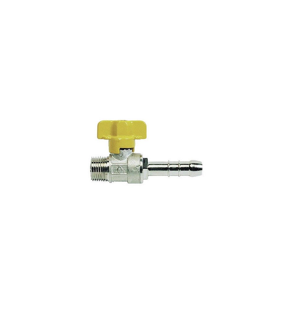 RUBINETTO A SFERA GAS CON PORTAGOMMA M 1/2 x 0,9 Gpl DN 10