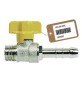 RUBINETTO A SFERA GAS CON PORTAGOMMA M F-BRICO 1/2 x 0,9 Gpl