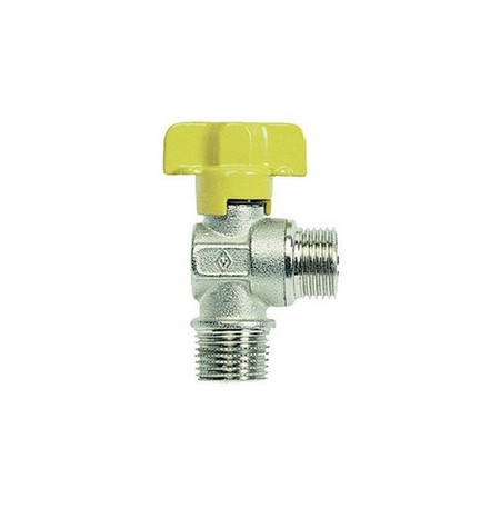 RUBINETTO A SFERA PER GAS SQUADRA MM 1/2" DN 10