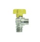 RUBINETTO A SFERA PER GAS SQUADRA MM 1/2" DN 10