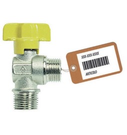 RUBINETTO A SFERA PER GAS SQUADRA MM F-BRICO 1/2