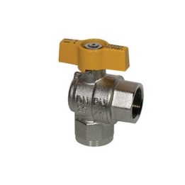 RUBINETTO A SFERA PER GAS SQUADRA FF 3/4" DN 20