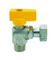 RUBINETTO A SFERA PER GAS A SQUADRA MASCHIO 1/2" x 3/4" DN 15x20
