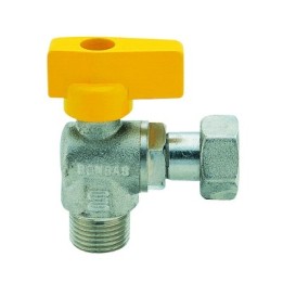 RUBINETTO A SFERA PER GAS A SQUADRA MASCHIO 3/4" x 3/4" DN 20
