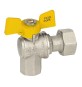 VALVOLA A SFERA GAS FEMMINA / DADO MOBILE 1/2 x 3/4 DN 15