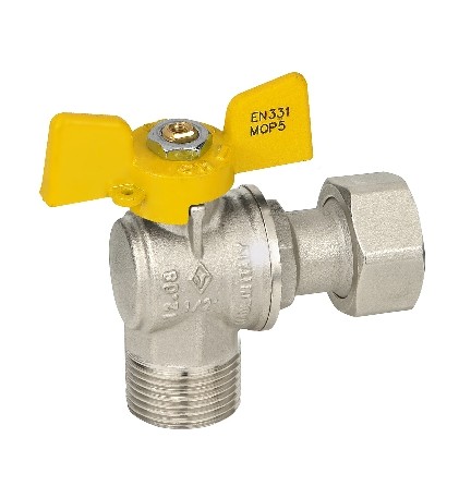 VALVOLA A SFERA GAS MASCHIO / DADO MOBILE 3/4" x 3/4" DN 15