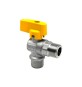 RUBINETTO GAS AD ANGOLO MM 1/2" x 1/2"