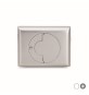 PIASTRA CON LEVA E ROSONE Cromo
