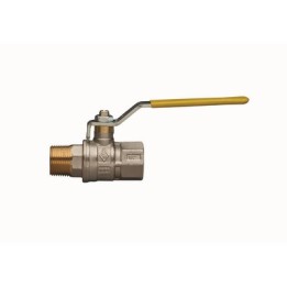 VALVOLA A SFERA PER GAS A PASSAGGIO TOTALE FIL. MF CON LEVA IN ACCIAIO 3/4" DN 20