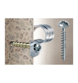 VITE UNIVERSALE FFL 5 X 50MM ZN BIANCA PANELVIT
