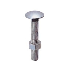 BS BULLONE C/DADO TTDQ 6X120MM ZINCATO 5 PZ