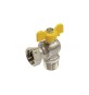 VALVOLA A SFERA A SQUADRA MASCHIO PER GAS CON GIRELLO 1/2"