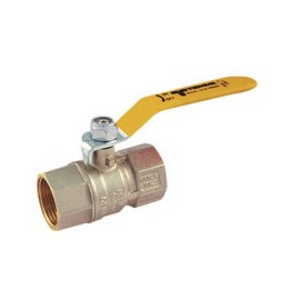 VALVOLA A SFERA GAS FF CON LEVA PIATTA 1" DN 23,5