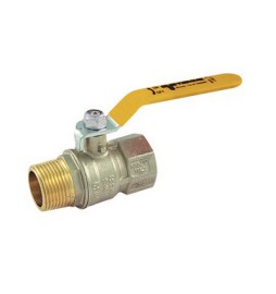 VALVOLA A SFERA GAS MF CON LEVA PIATTA 1"1/4 DN 30