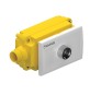 KIT RACC. GAS 90° + PLACCA BIANCA TC 3/4" x F 1/2"