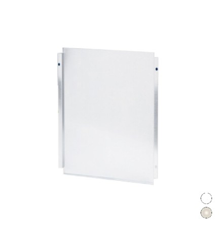 SCHIENALE PER CASSETTA PROTEZIONE GAS Zincato cm 50 x 40