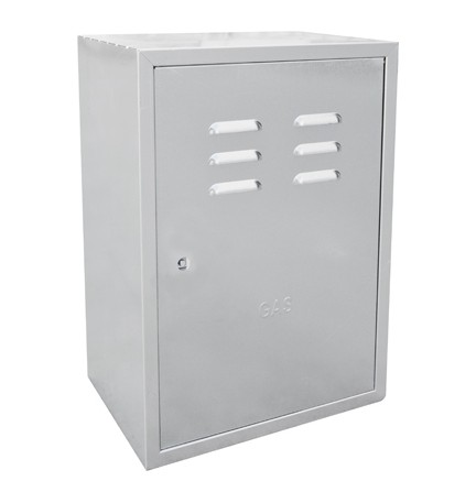 CASSETTA PER PROTEZIONE GAS ZINCATA cm 40x55x25
