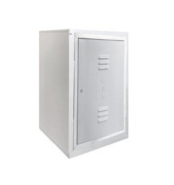 CASSETTA PER PROTEZIONE CONTATORE GAS ZINCATA cm 50x50x30 (HxLxP) Smontata