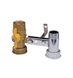 MENSOLA PER CONTATORE GAS C/RUBINETTO 3/4 x 1"1/4
