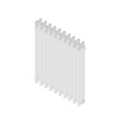 RADIATORE TUBOLARE ARDESIA 3 COLONNE H656 8 Elementi Nero opaco