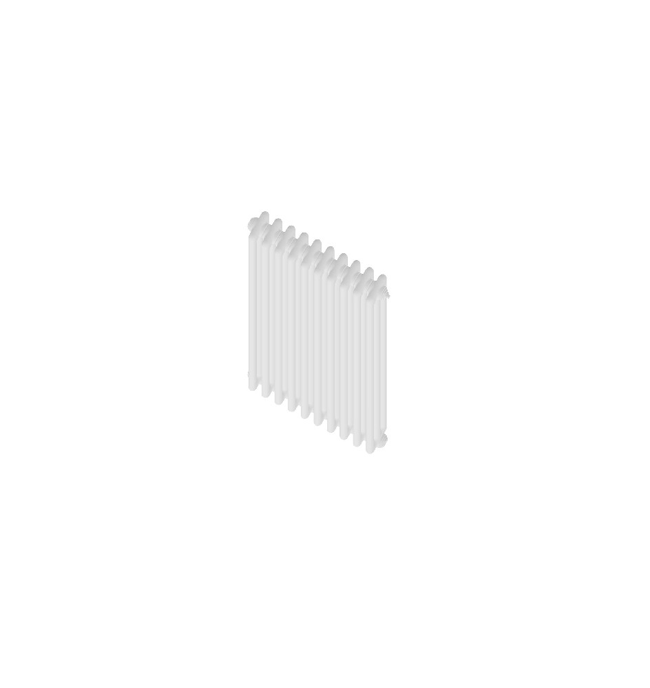 RADIATORE TUBOLARE ARDESIA 3 COLONNE H656 10 Elementi Nero opaco