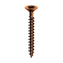 SC VITE TRUCIOLARE TSP 4 X35MM BRONZATA 30 PZ*