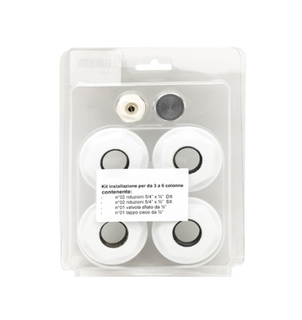 KIT BLISTER RADIATORI RIDUZIONI PER ATTACCHI DA 1/2 1/2"