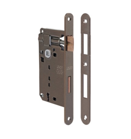PATENT SERRATURA BRONZATA AGB Q.8/70 50 MM B.TONDO