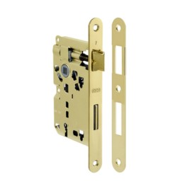 PATENT SERRATURA OTTONATA AGB Q.8/70 50 MM B.TONDO