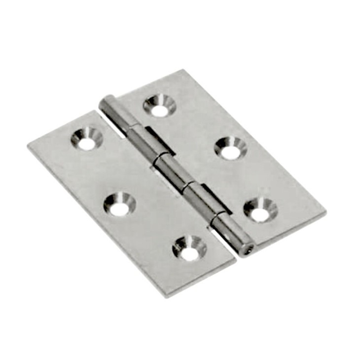 BL CERNIERA FRESATA PIANA NICHEL SAT 40X35 MM 2 PZ