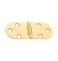 CERNIERA A BISCOTTO S/FERMO OTTONE SAT 80X30 MM**