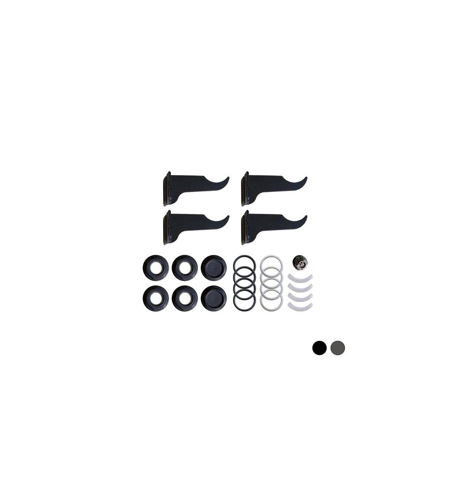 KIT DI FISSAGGIO PER RADIATORI COLORATI 1/2 Black Coffee